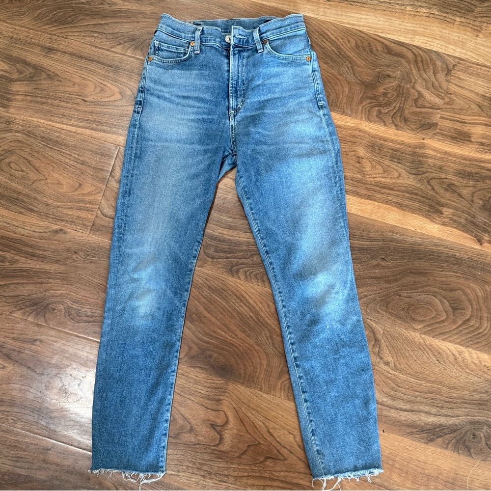 Citizens Of Humanity Medium Blue Ankle Jeans